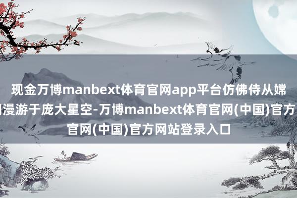 现金万博manbext体育官网app平台仿佛侍从嫦娥的身影一同漫游于庞大星空-万博manbext体育官网(中国)官方网站登录入口
